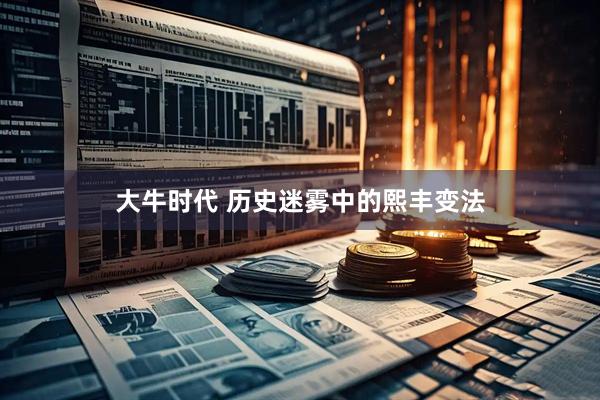 大牛时代 历史迷雾中的熙丰变法