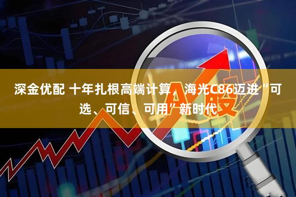 深金优配 十年扎根高端计算，海光C86迈进“可选、可信、可用”新时代